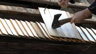 Herstellung von hölzernen Schieferschindeln - a guide on producing wooden "Schiefer" shingles (2018)