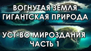 ВОГНУТАЯ ЗЕМЛЯ. ГИГАНТСКАЯ ПРИРОДА | УСТ-ВО МИРОЗДАНИЯ. ЧАСТЬ 1