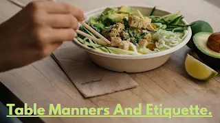 Table Manners - Ultimate How-To Guide To Proper Dining Etiquette For Adults & Gentleman's Gazette