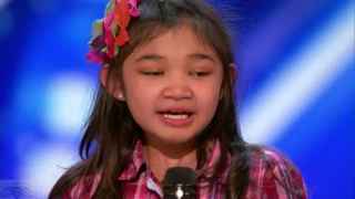 America's Got Talent 2017 Angelica Hale 9 Year Old Stuns Simon & The Crowd Full Audition S12E02