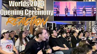 New York City Reacts to the Worlds 2023 Opening Ceremony (Feat. NewJeans, Heartsteel, & More!)