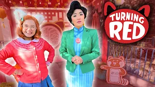 'Turning Red' Mei and Ming Lee Meet & Greet Debuts for Lunar New Year at Disney California Adventure