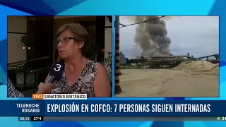 Explosión en Cofco: parte médico y marcha