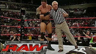 Batista Attacks The Dudley Boyz (Eric Bichoff Backstage Segment) RAW Dec 29,2003