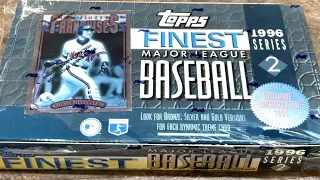 1996 TOPPS FINEST HOBBY BOX OPENING!  (Throwback Thursday)