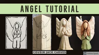 Angel Woodcarving Tutorial For Beginners Part 1