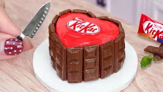 Miniature KitKat Chocolate Cake Decorating  🍫 1000+ Ideas Miniature Cake 🍫 Mini Cakes Making