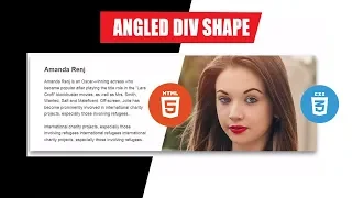 Html 5 + css 3 Angled div shape - Amazing tutorial | website design