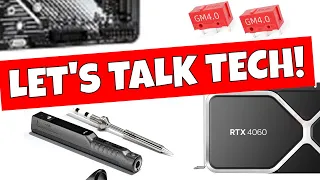 LIVE Tech Support & Unboxings - Ask Me Anything -  Starting Soldering & RTX 4060 Incoming