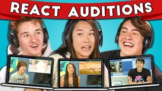 TEENS REACT TO THEIR AUDITION FOR TEENS REACT