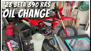 #MTBPlanB DIY oil change 2023 Beta 390 RR-S