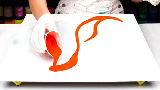 EPIC Texture!😮 Volcanic Lava River Design 🔥 Truly NEXT LEVEL Acrylic Pouring ~Mixed Media Art Idea