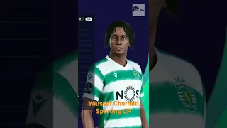 Youssef Chermiti Face Build PES 2021 | PES 2020 | Short | Sporting CP | NisNiz Channel