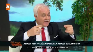 Abdest  alınıp yatağa uzanılırsa abdest bozulur mu? - atv