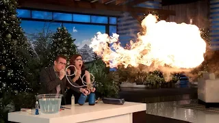 Steve Spangler's Science Experiments Took Ellie Kemper by Surprise