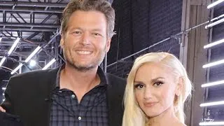 Blake Shelton Says He and Gwen Aren't Talking Family Yet, But They Sure Look Cute At This Wedding!