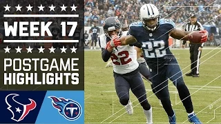 Texans vs. Titans | NFL Week 17 Game Highlights