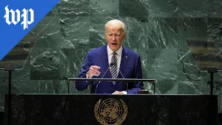 Biden slams Russia at U.N. General Assembly