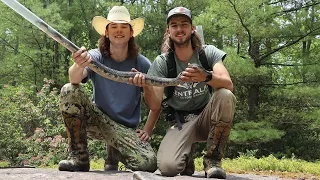 Pennsylvania Rattlesnake Hunting Opening Weekend 2023 | BIG SNAKE FOUND