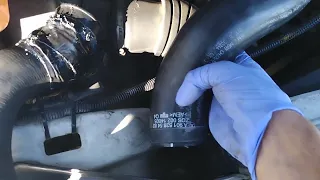 2005 Dodge Sprinter Turbo Boost Down Engine Code P0299 Low Boost Pressure