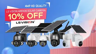 LS VISION Arek series Solar Camera  Living Stream！