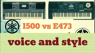 yamaha psr e473 vs psr i500 || true comparison