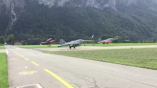 Touch and go F5 Tiger (Meiringen airbase)
