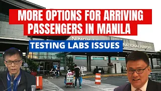 NEW TESTING LABORATIES FOR ARRIVING PASSENGERS IN MANILA