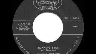 1960 HITS ARCHIVE: Running Bear - Johnny Preston (a #1 record)