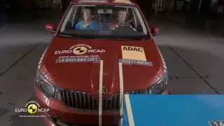 Euro NCAP Crash Test of Skoda Fabia 2014