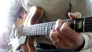 How to play The Beatles: "Taxman" w/ solo lesson  (unplugged) 1966 Epiphone Casino