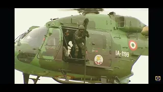 Indian Army HAL DHRUV slithering operation