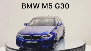 The BMW M5 G30 made by Norev in scale 1/18