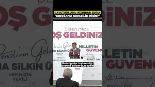 Davutoğlu'nu kızdıran soru! "Bu soruyu Erdoğan'a sorabilir misin?"
