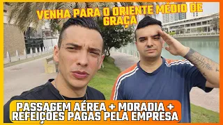 COMO CONSEGUIR EMPREGO NO ORIENTE MÉDIO: Guia Completo para Brasileiros - Tudo Pago Pela Empresa!