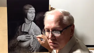 Игорь Сушенок. 146 урок на "Московском долголетии." Леонардо да Винчи. Портрет дамы с горностаем.