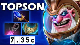 Топсон на Снайпере через Имба Билд! - Topson Sniper 7.35 DOTA 2