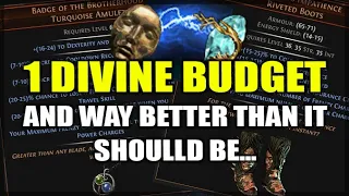 PATH of EXILE on Only 1 Div Budget? - A Power Charge Stacking Arc Build for Next to Nothing - 3.23