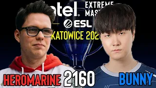 🇩🇪 HeroMarine (T) vs 🇰🇷 Bunny (T) - Gruppe D - IEM Katowice 2023 - StarCraft 2 - Cast 2160