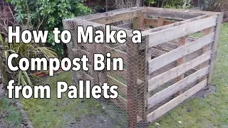 How to Make a Compost Bin from Pallets