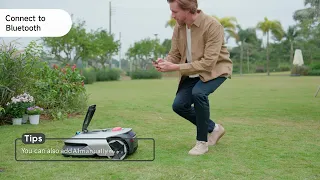 Roboticmower A1_How to use【Connecting A1 to Your Phone】