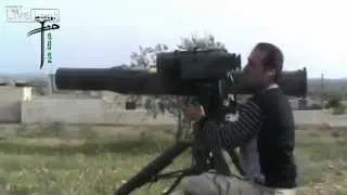FSA Fire Tow ATGM at Syrian Army Outpost