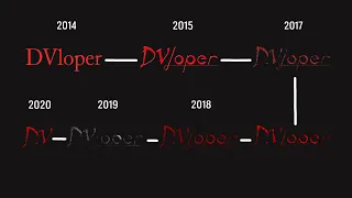 Evolution of the DVloper logo