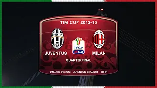 Coppa 2012-13, QF, Juventus - AC Milan