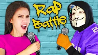 VY QWAINT vs HACKERS in Rap Battle Royale! Spy Ninjas Compete in Rapping Roast Diss Track Challenge