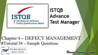 ISTQB Test Manager | Sample Questions on Chapter 4 | ISTQB Sample Questions