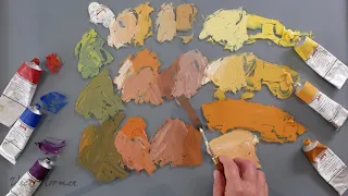 Naples Yellows - Vicki Norman compares Michael Harding's three shades of Naples Yellow oil paints