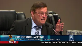 Cupertino City Council Meeting - January 21, 2020  (Part 2)