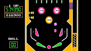 VS. Pinball (Arcade) version | gameplay session for 1 Player 🎰🦭🕹️