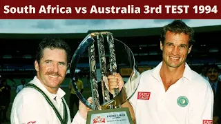 South Africa vs Australia 3rd TEST @DURBAN 1994 | FULL HIGHLIGHTS |